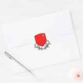 Sticker Rond Scroll Schwyz (Enveloppe)