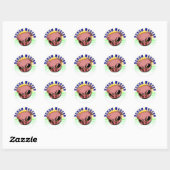 Sticker Rond Scrum Master - Agile Scrum Master Pig (Feuille)