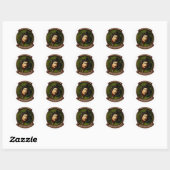 Sticker Rond Scuderia Vincero ! Méduse de Testa (Feuille)