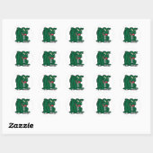 Sticker Rond sculpture de gargouille (Feuille)