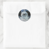 Sticker Rond Sculpture sur glace (Sac)