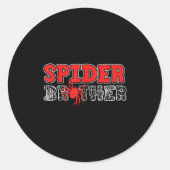 Sticker Rond Sder Brother Kid Sdey Birthday Matching Family Chr (Devant)