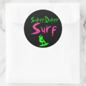 Sticker Rond sds, SuperDuper, Surf (Sac)