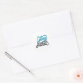 Sticker Rond Se faire harceler (Enveloppe)