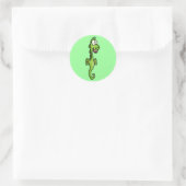 Sticker Rond Sea Dragon (Sac)