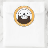 Sticker Rond Sea Otter Channel Logo (Sac)