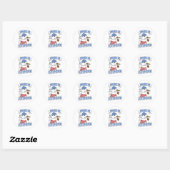 Sticker Rond Seagull Moin Flitzpiepen (Feuille)