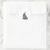 Sticker Rond Seal as Cook with Chef casquette (Sac)