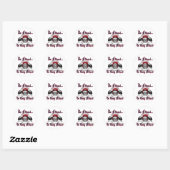 Sticker Rond Seaman Vikings Soyez Peur... (Feuille)