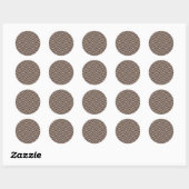 Sticker Rond Seamless (Feuille)