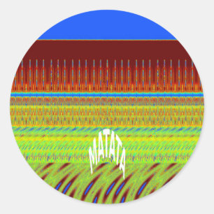 Sticker Rond Seamless Have a Nice