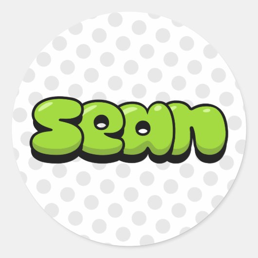 Sticker Rond Sean (Devant)