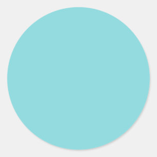Sticker Rond Seashore Blue Personnalisé Aqua Arrière - plan Tur