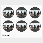 Sticker Rond Seaside Friendship Memories (Feuille)