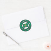 Sticker Rond Seattle Washington (Enveloppe)