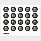 Sticker Rond Seconde Guerre mondiale Blitzkrieg (Feuille)