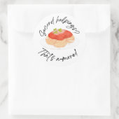 Sticker Rond Seconde portions (Sac)