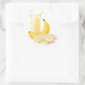 Sticker Rond Secouer la banane (Sac)