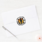 Sticker Rond Secourt incendie (Enveloppe)