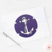 Sticker Rond Secrétaire de la Marine des États-Unis (Enveloppe)