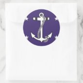 Sticker Rond Secrétaire de la Marine des États-Unis (Sac)