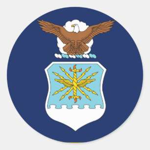 Sticker Rond Secrétaire des Etats-Unis de l'Armée de l'Air