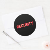 Sticker Rond Sécurité (Enveloppe)