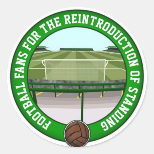 Sticker Rond Sécurité debout (Devant)