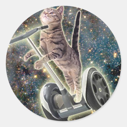 Sticker Rond Segway Kitty (Devant)
