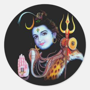 Sticker Rond Seigneur Shiva