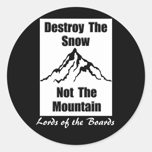 Sticker Rond Seigneurs des conseils (Devant)