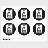 Sticker Rond Seigneurs des conseils (Feuille)