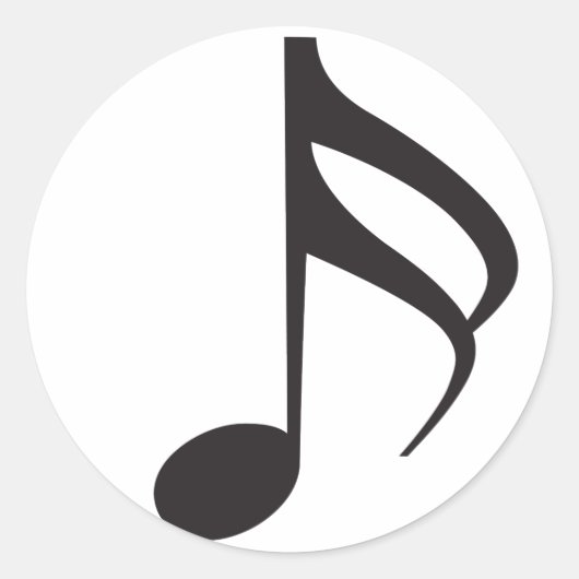 Sticker Rond Seizième_Note (Devant)