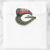 Sticker Rond Sélecteur de logo du train G (Sac)