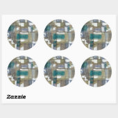 Sticker Rond Sélection arbitraire I (Feuille)