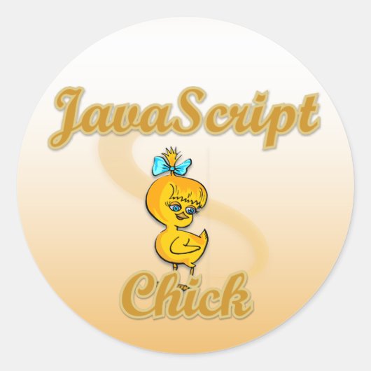 Sticker Rond Sélection JavaScript (Devant)