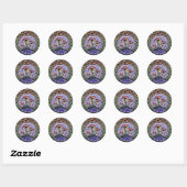 Sticker Rond sello (Feuille)
