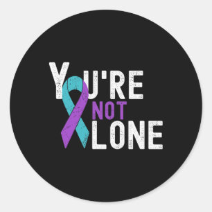 Sticker Rond Semaine de prévention du suicide Sensibilisation V