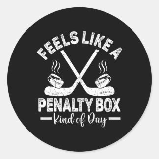 Sticker Rond Semble être une sorte de journée en banc des pénal