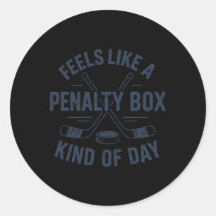 Sticker Rond Semble être une sorte de journée en boîte de pénal