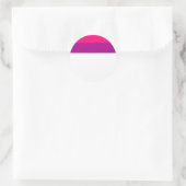 Sticker Rond Semi-bisexual pride flag (Sac)