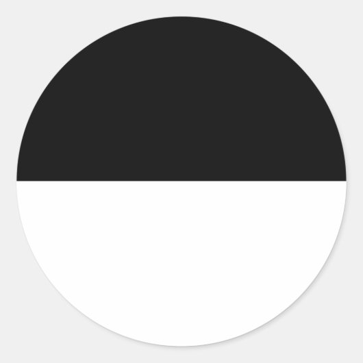 Sticker Rond Semi noir (Devant)