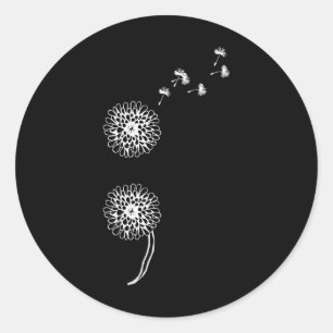 Sticker Rond Semicolon de sensibilisation à la santé mentale Pr