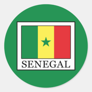Sticker Rond Sénégal