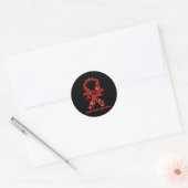 Sticker Rond S'engager comme un patron Sensibilisation à la mal (Enveloppe)