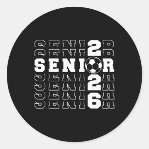 Sticker Rond Senior 2026 Football Cl De 2026 Seniors École Dipl