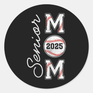 Sticker Rond Senior Mom 2025 Vendre Mommy Cl De 2025 Graduation