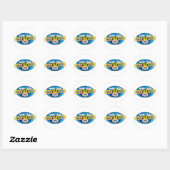 Sticker Rond Sens un peu OBX (Feuille)