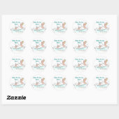 Sticker Rond Sensaria (Feuille)