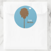 Sticker Rond sensation d'oeil collant (Sac)